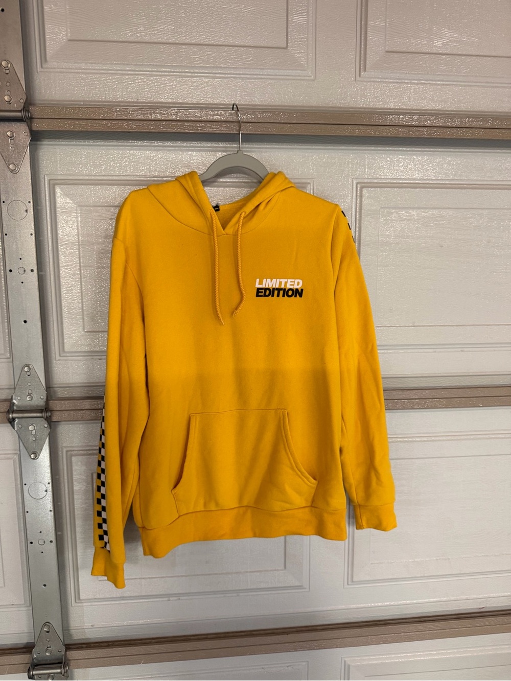 Yellow "Limited Edition" Men's Crewneck Hoodie I think large no tags
